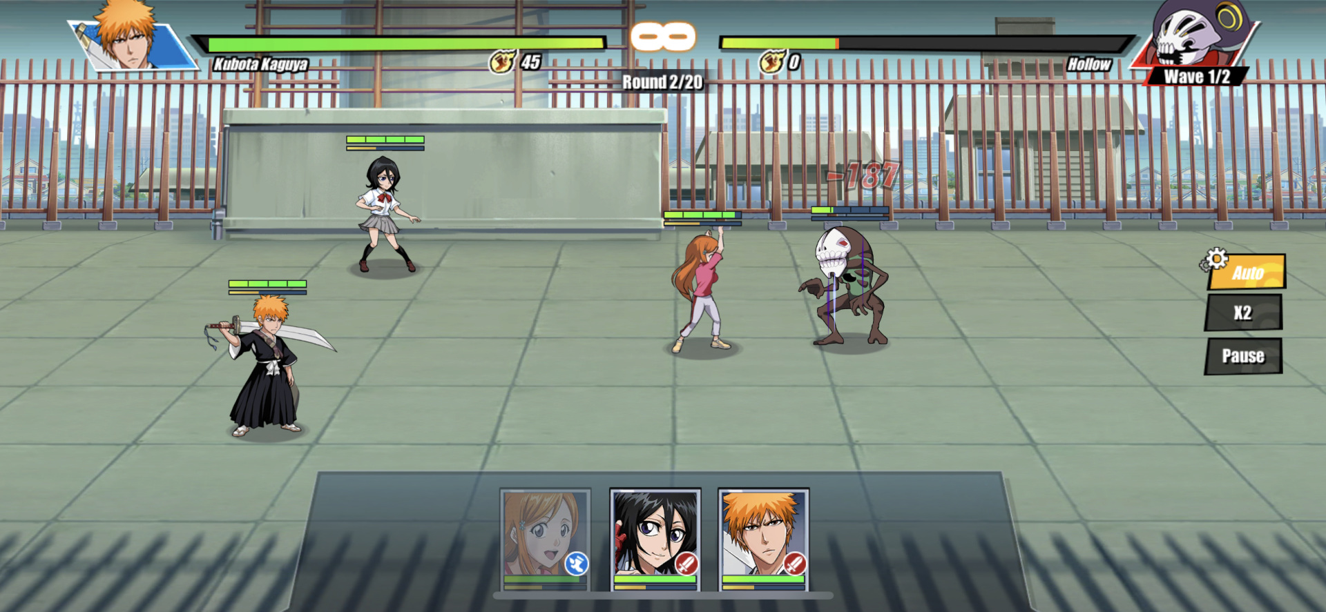 Battle Interface with HUD