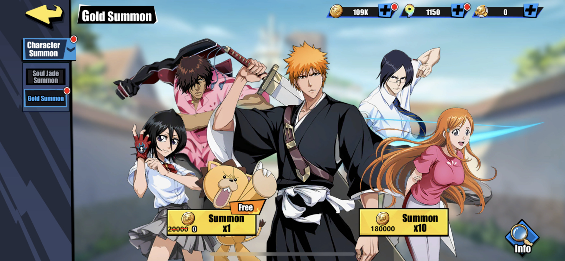 Gacha Summoning Interface